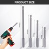 ExcellaElite Drill Bit Holder 4 PCS Drill Bit Extension, Magnetic