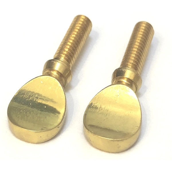2 Pieces Sax Clarinet Instrument Clip Parts Screws Copper Saxophone