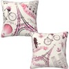 Duduho Paris Eiffel Tower Throw Pillow Cover Set of 2