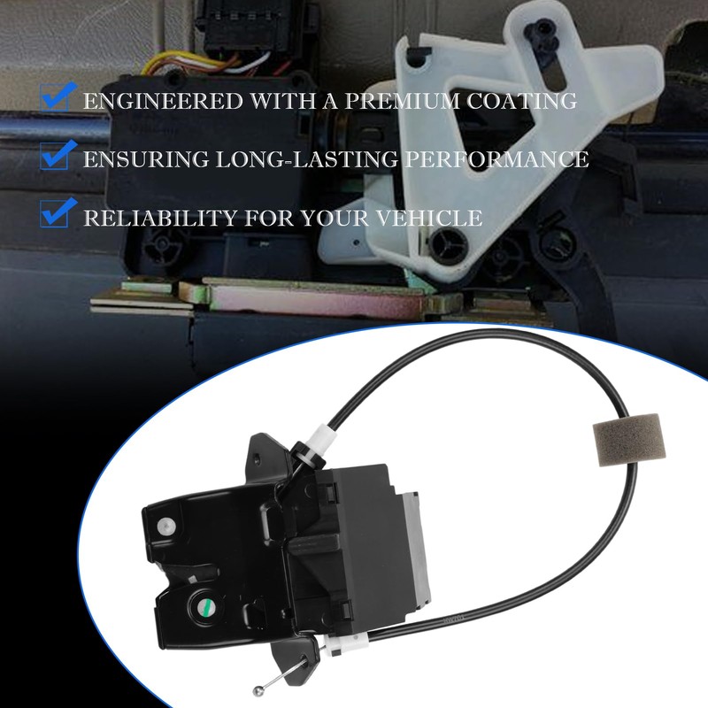 Trunk Lid Latch Lock w/Cable Trunk Lock Assembly Fits for