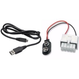 Dynojet 9V BATTERY POWER ADAPTER & USB CABLE FOR POWER COMMANDER 3 - NEW