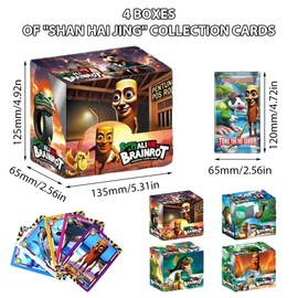 EIROVYA 288 pieces brain red italian brain red ski idol Italian brain red trading card game collection (A)