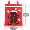 com-four® High-quality gift bag for Christmas with handles - gift