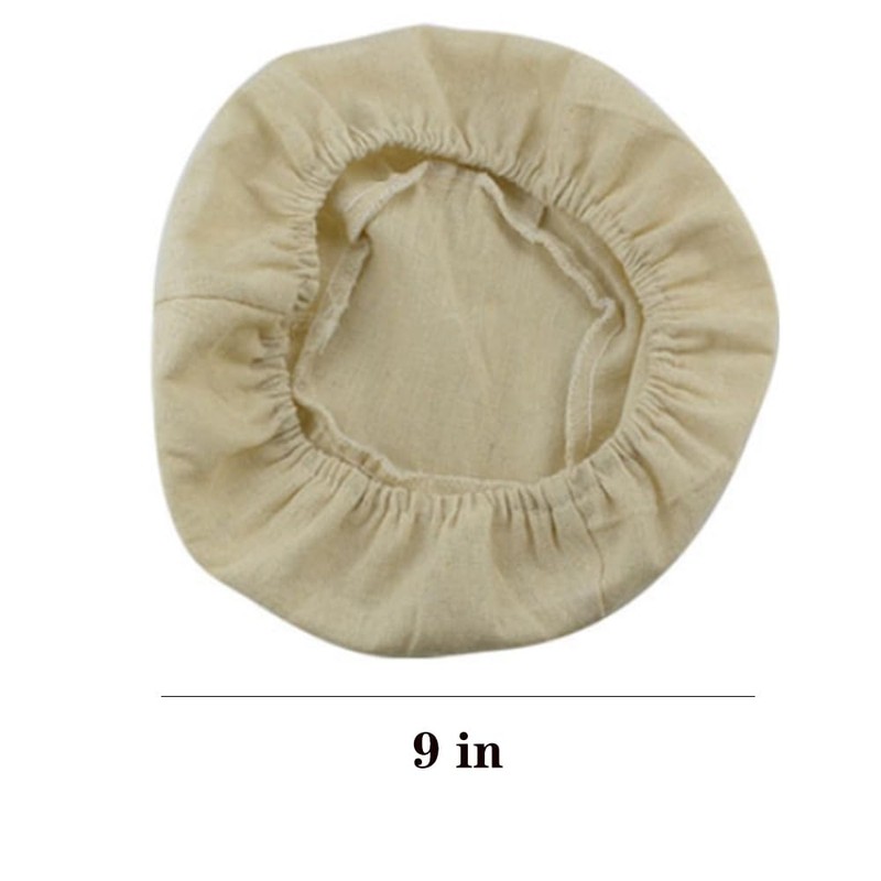 2 Pcs Round Bread Basket Cloth Liner Bread Proofing Basket