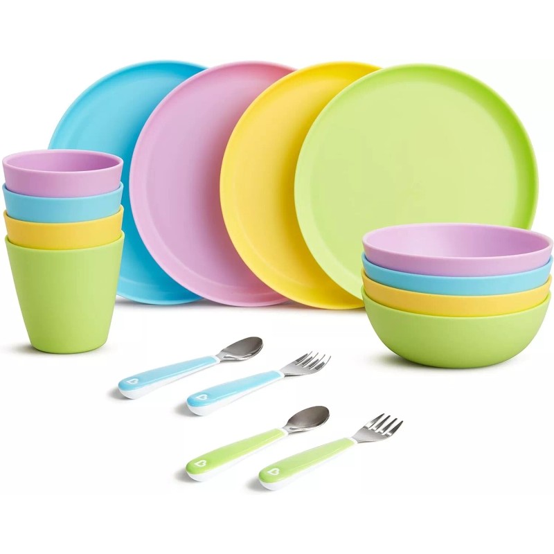 Munchkin 16pc Baby and Toddler Feeding Supplies Set