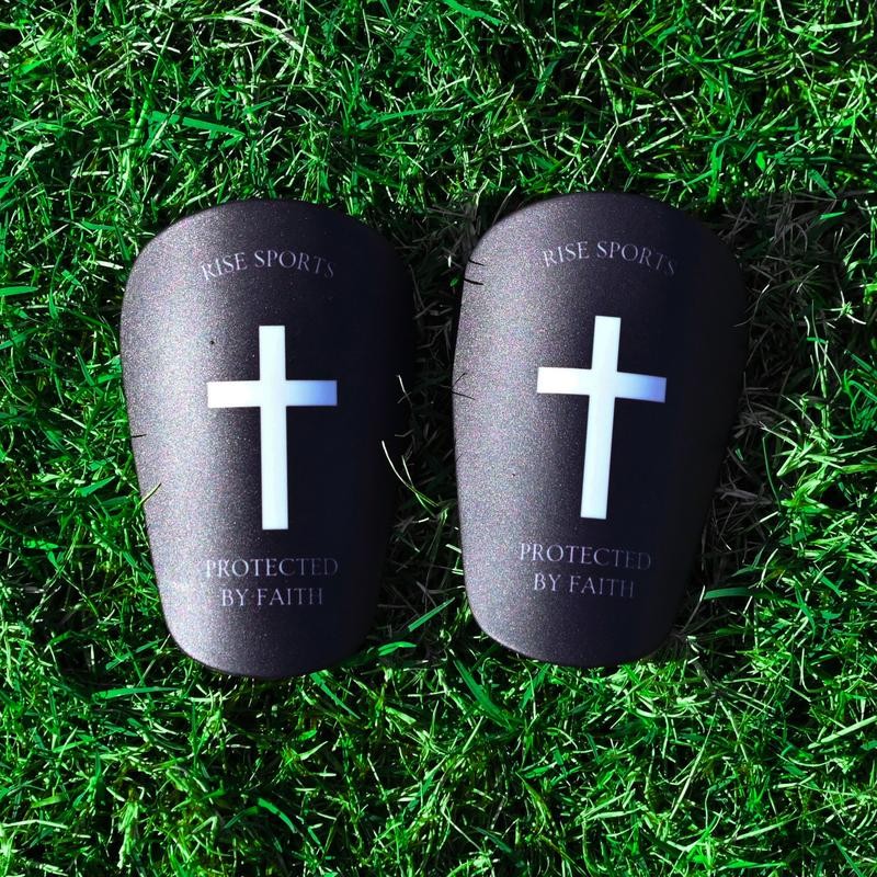 Cross Shin Pads - Color: Black Mini