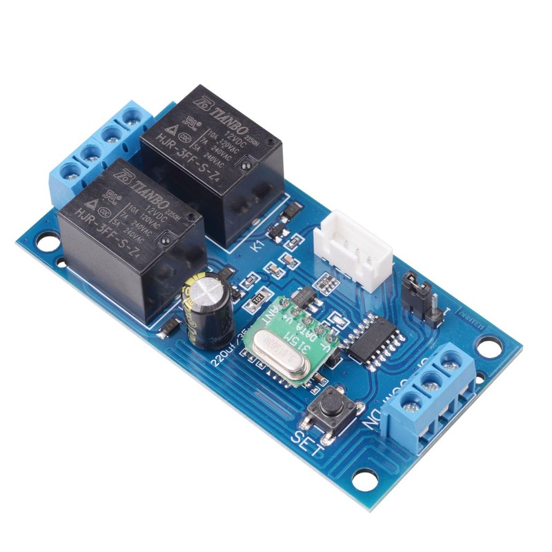 DC12V Motor Wireless Remote Control Switch Universal 2CH RF Relay