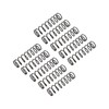 TOP-VIGOR 10Pcs Compression Spring, 1.2mm Wire Dia, 14mm OD, 50mm