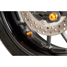 Puig 5591G Valves Diameter Hole Rim 11 mm Yellow