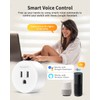 HAPYTHDA Smart Plug with Remote, 2.4GHz Wi-Fi & RF433 Wireless