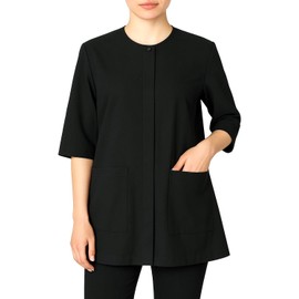 Betty Women's Salon Smock – Bleach-Proof Stylist Jacket, Lightweight Cosmetology Uniform with Pockets, Button-Up