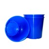 Talisman Donation Buckets, Blue, Pack 3, 176 Ounces, Polypropylene