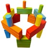 Wooden Bricks 45 Magnetic Building Blocks, Magnetic Building Set consisting