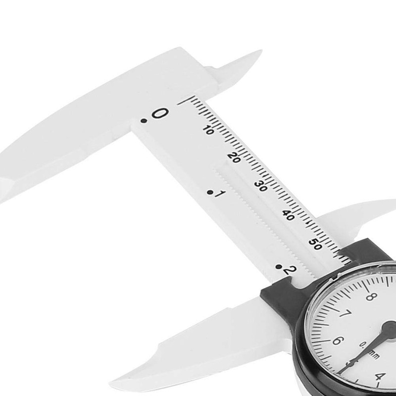 Kadimendium Plastic Dial Vernier Caliper, High Precision Measuring Tool, 0-150mm,