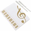 Syiyunran A4 Music Folder Chorus Folder Document Folders - White