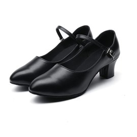 MSMAX Character Shoes for Women Dance Heels Girls Dancing Pumps for Ballroom Flamenco Tango Latin 10.5 M US Women