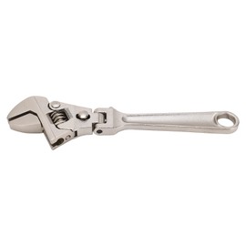 Adjustable Wrench Multi Functional Folding Rocker Ratchet Quick Machine Repair Tool for Water Electricity Bathroom 8in