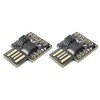 DEVMO 2PCS Digispark Kickstarter ATTINY85 General Micro USB Development Board