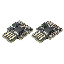 DEVMO 2PCS Digispark Kickstarter ATTINY85 General Micro USB Development Board Module Compatible with Ar-duino