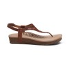 Aetrex Evelyn Thong Sandal Walnut