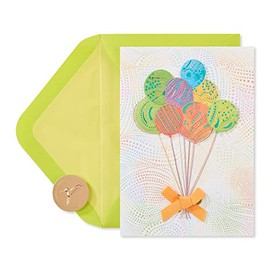 Papyrus Birthday Card (Bright and Happy Wishes)