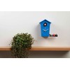 KOOKOO AnimalHouse Blue, Striking Small Cuckoo Clock with 5 Farm