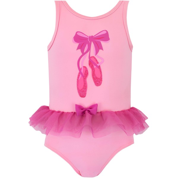 Harry Bear Girls Ballerina Swimsuit Pink Age 3 to 4 Years