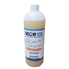 SCOE 10X Odor Eliminator Concentrate- Makes 2.5 Gallons- Urine Odor Eliminator