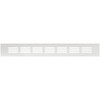 Vent Systems 40 x 300 mm White Aluminium Door Ventilation