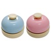Versatile Round Color Call Bell Board Game Bell Blue 5ea