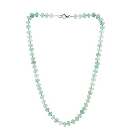 Treasure Bay Handmade Ladies 8mm Rondelle Shape Gemstone Bead Necklace, Gemstone, Agate, aventurine, quartz