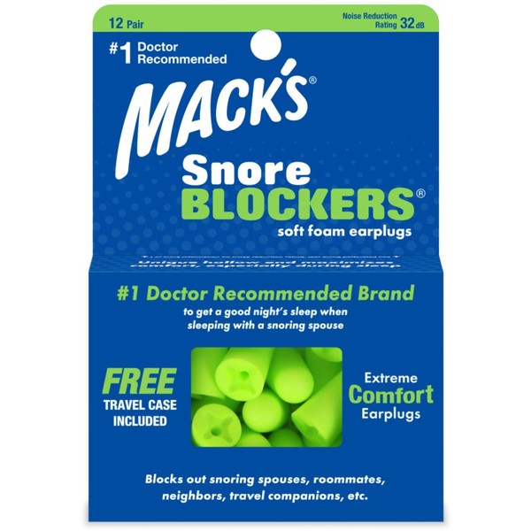 MACK'S Snore Blocker - 12 pairs