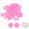 200 Pcs Eyelash Glue Rings Time ArRord Delayed Plum Blossom