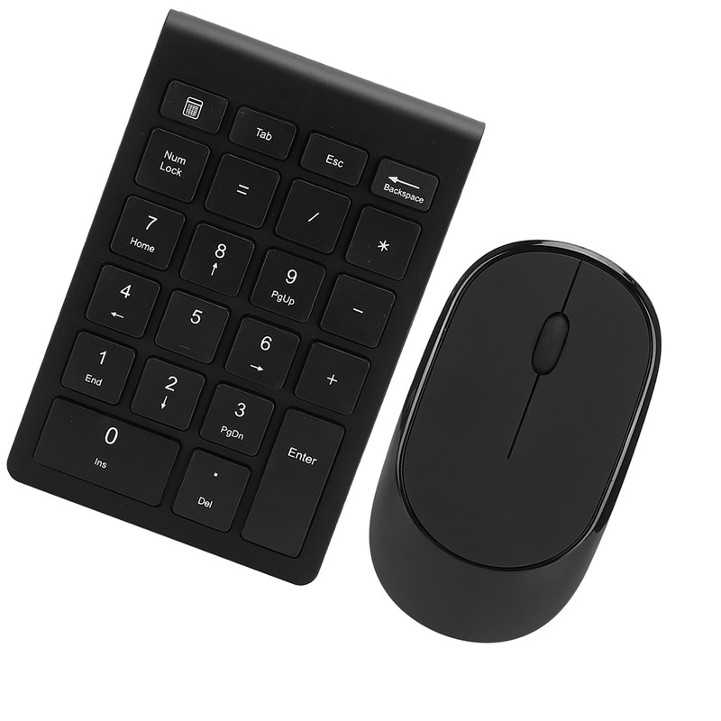2.4G Wireless Ultra-Thin 22-Key Switch-Free Digital Keyboard Wireless Mouse Set