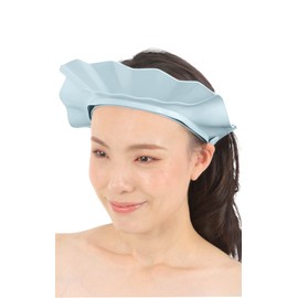 Aikuruc Shampoo Hat for Adults, Nursing Care, Children, 21 Adjustable Levels of Size, multicolor (blue / gray)