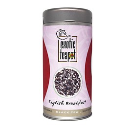 The Exotic Teapot – Supreme English Breakfast Tea, 125g Tin, Fine Loose Leaf Blend of Ceylon and Assam