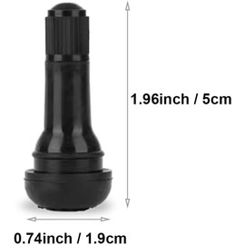 TR414 Black Rubber Snap-in Tire Valves, 10Pcs TR414 Snap-in Black Rubber Tire Valve Stems,TR414 Tire Valve Stems Rubber Snap-in Short Black Tire Valve Stem,TR414 Rubber Short Snap-in Tire Valve Stems