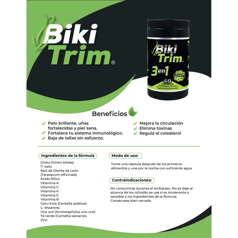 Ultradvance Bikini Trim Zinc 60 Cpsulas Pote 50g Sin Sabor