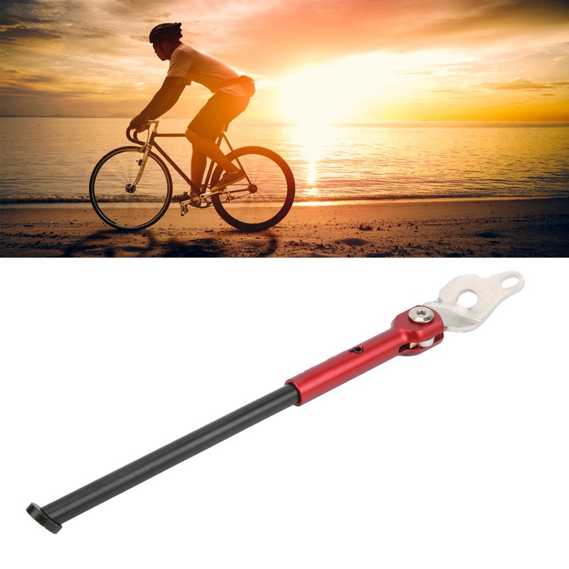 Bike Kickstand Light Weight Practical Aluminum Alloy Bicycle Replacement AccessoryLong