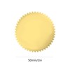 CRASPIRE 100pcs Gold Foil Certificate Seals Math Embossed Gold Certificate