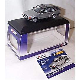 Corgi Vanguards Ford Escort XR3i Mk3 Strato Silver vehicle 1:43 scale diecast model