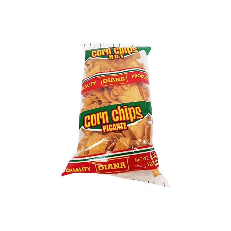 Prodiana Corn Chips Hot Snack 4.30 oz - Picante (Pack
