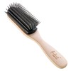 Hair Brush, Natural Wood, Beach Tree, Handle, Easy Styling, Rubber