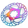 Mountain Bike TitaniumPlated Cooling Disc Brake Rotor 6 Nails Cycling