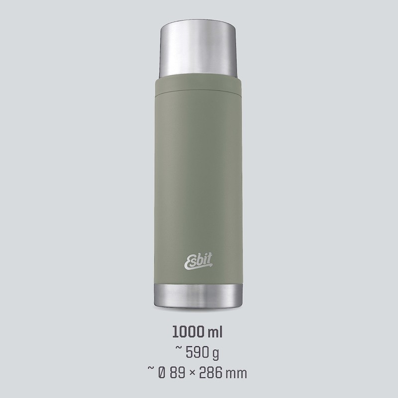 Esbit Sculptor Thermal Flask - Insulated Stainless Steel Bottle for