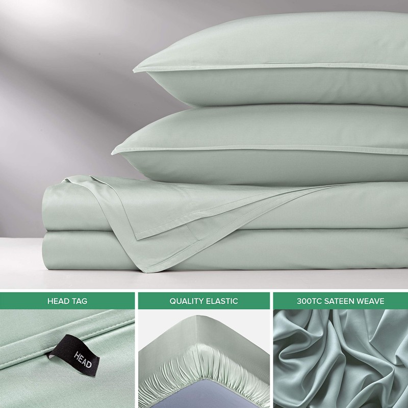 Pure Bamboo Queen Sheets, Genuine 100% Organic Viscose Derived from