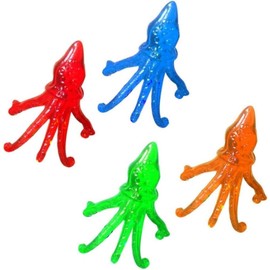 Plastic Cocktail Octopus Drink Markers (72) - Tiki Bar Drink Decorations