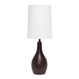 Simple Designs LT3303-RBZ Tear Drop Table Lamp, Restoration Bronze