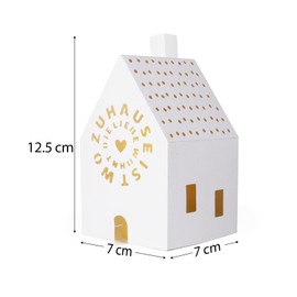 1 Piece House Lantern Cutting Stencil Christmas Cutting Lampshade Cutting Dies Punch Craft Die Cutting Machine Embossing Stencils for New Year Decoration Making DIY Gift