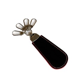 Saint Mode Cordovan Keychain with Shoehorn, multicolor (black / red)